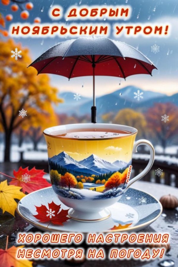 доброго ноябрьского утра