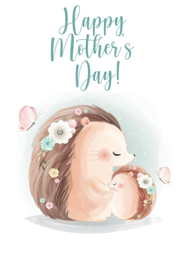 милые открытки маме