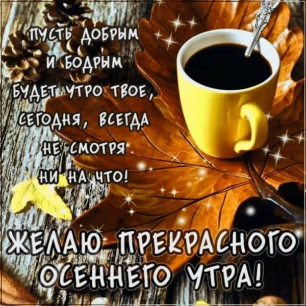 доброе утро осенью
