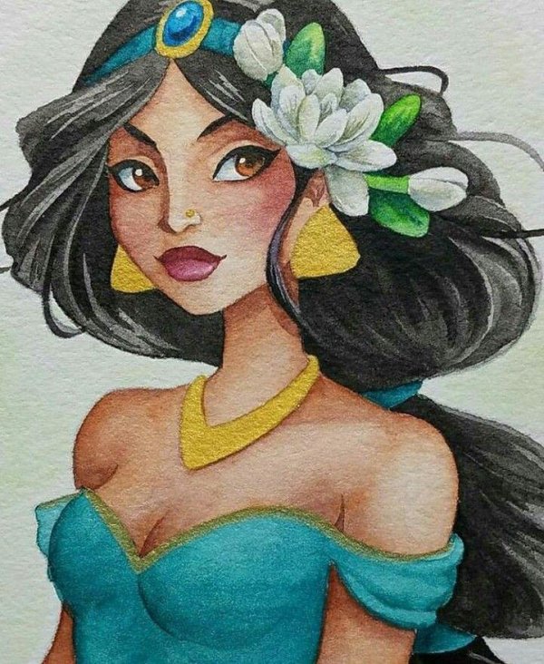 рисунки диснеевских принцесс