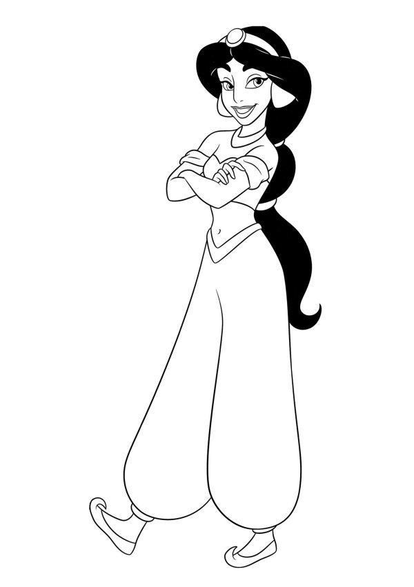 раскраска жасмин