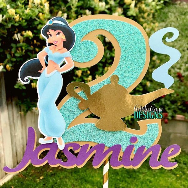 торт с принцессой жасмин