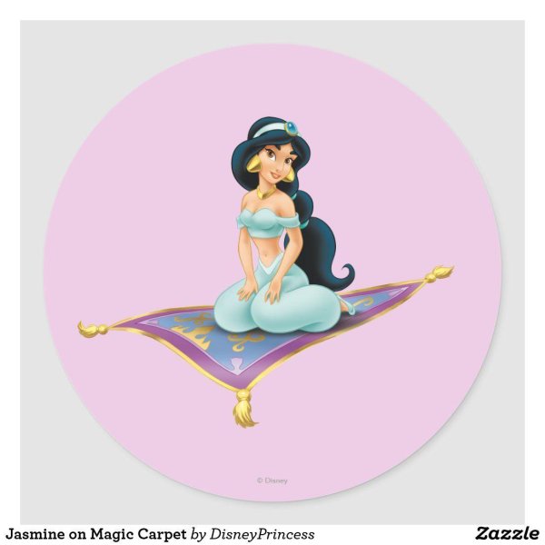 стикер алладин с жасмином