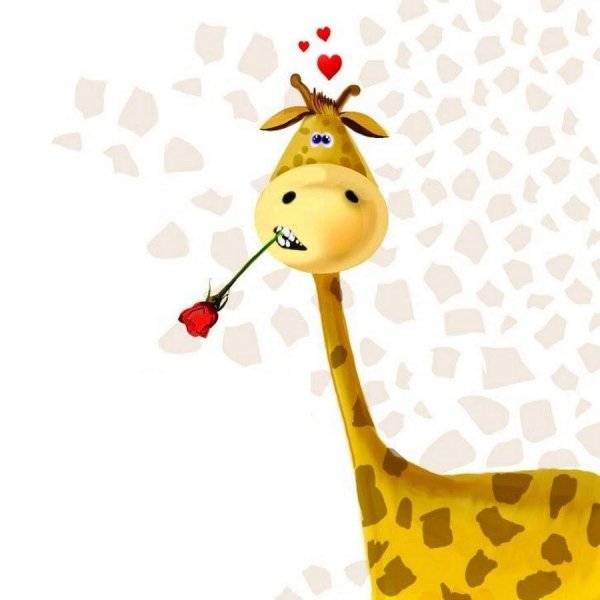 жирафик мультяшный
