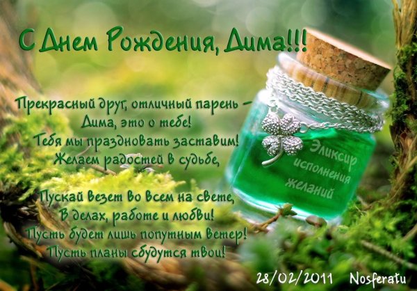 дима с день рождения
