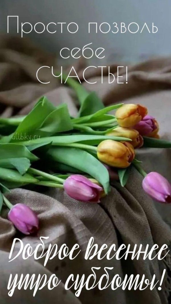 доброй весенней субботы