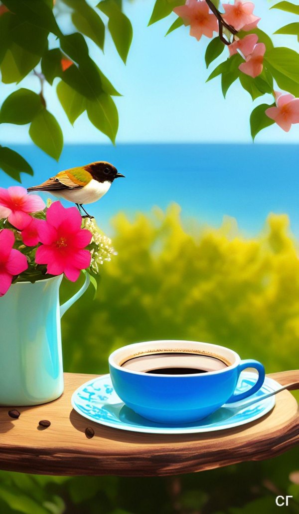 открытка с добрым утром вторника летняя