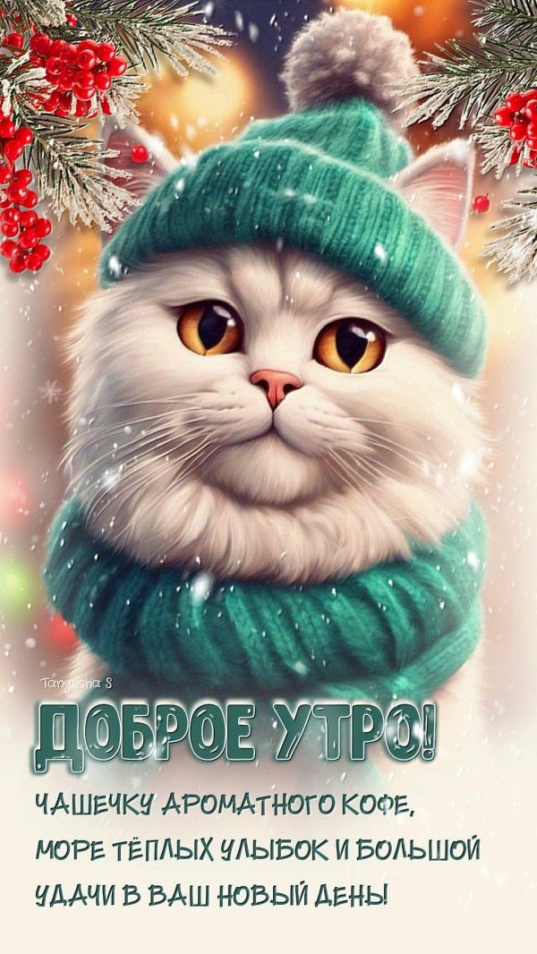 с добрым утром зимние позитивные