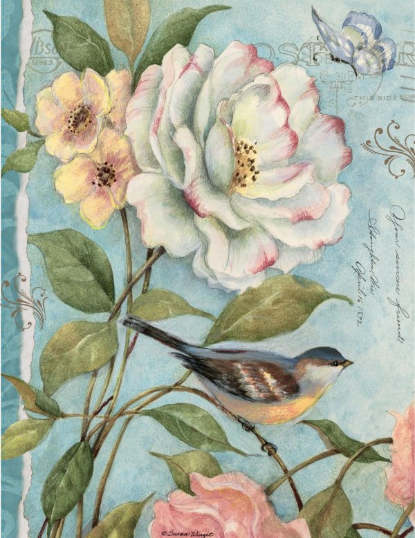 винтажные цветы