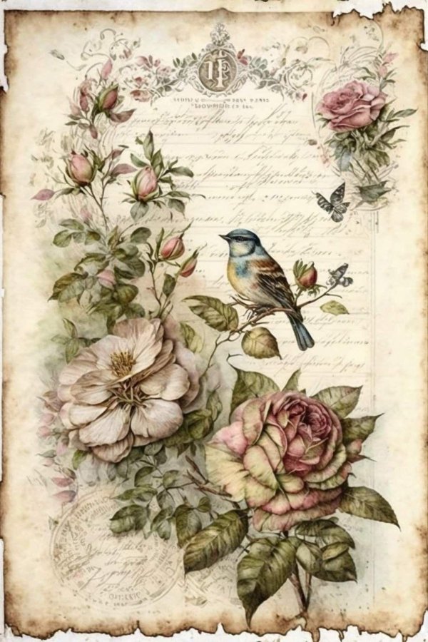 винтажная бумага