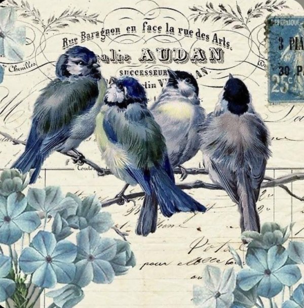 открытка винтажная