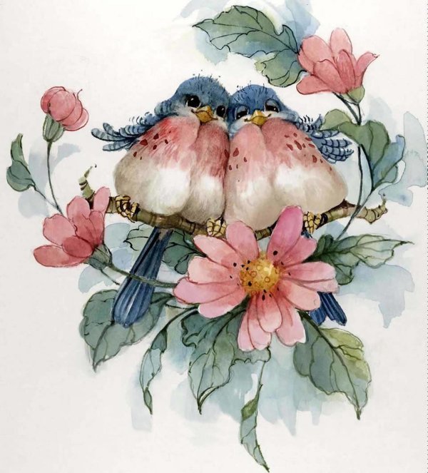 каролин шорс райт акварели