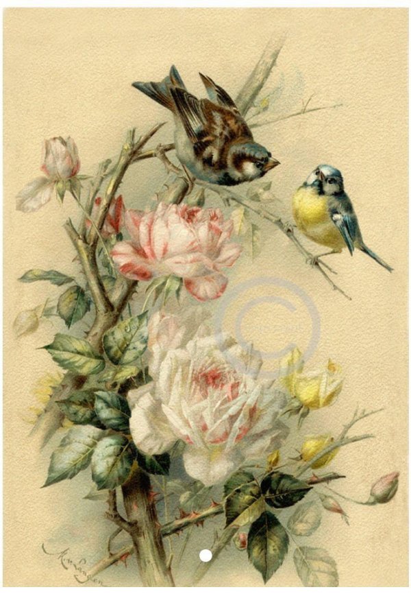 винтажные цветы