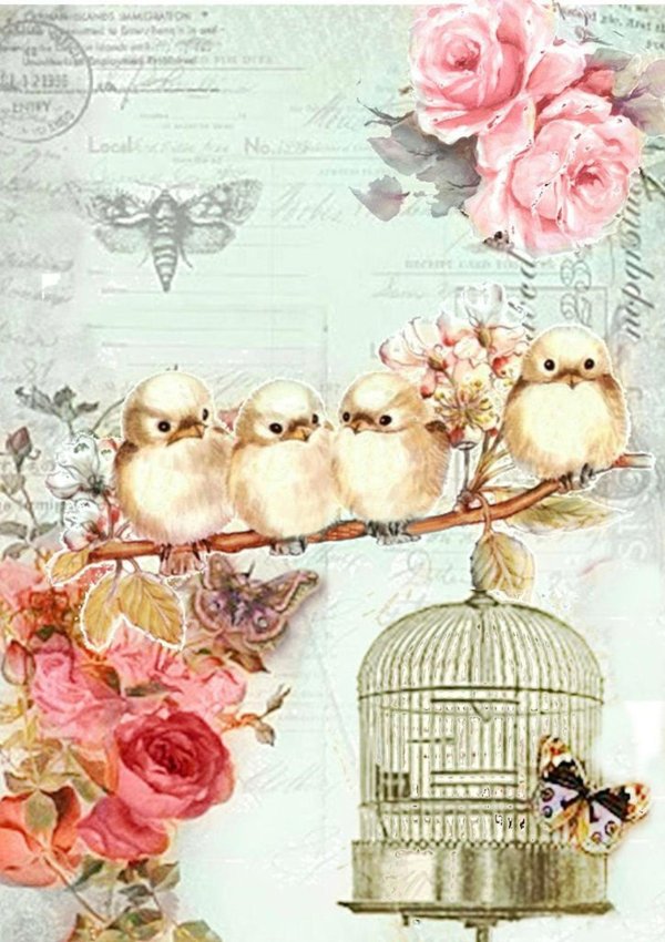 открытка винтажная