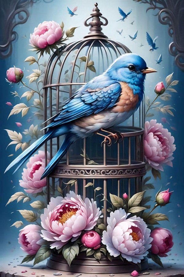 декоративная птичья клетка