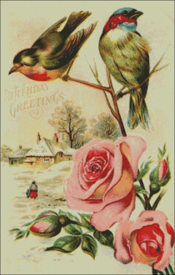 открытка винтажная