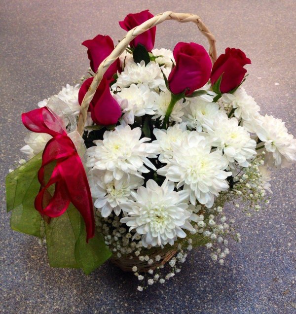 букет хризантем