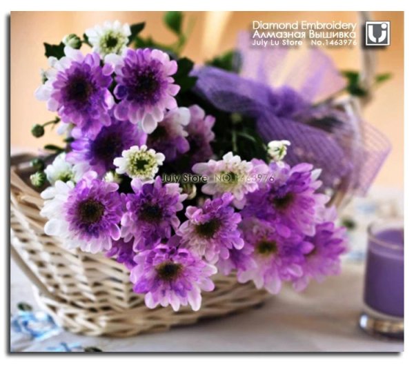 корзинка с цветами