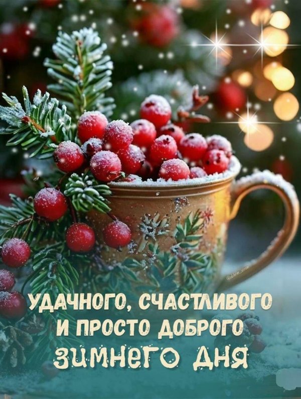 зимнего доброго утра