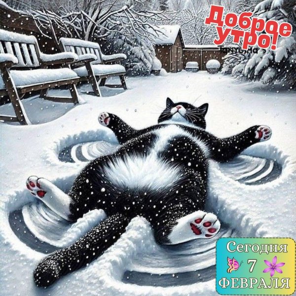 доброе утро зима смешные прикольные