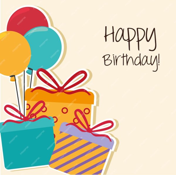 happy birthday приглашение