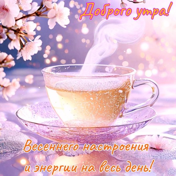 открытки хорошего весеннего утра