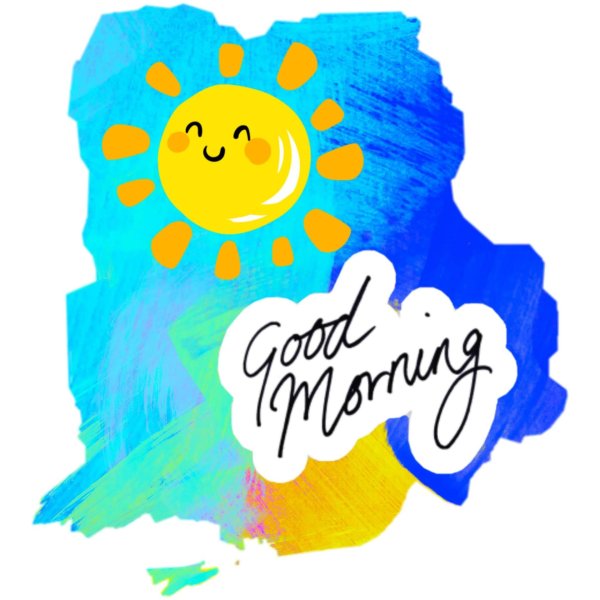 стикер доброго утра