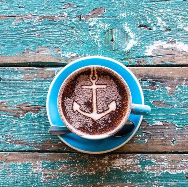 кофе в морском стиле