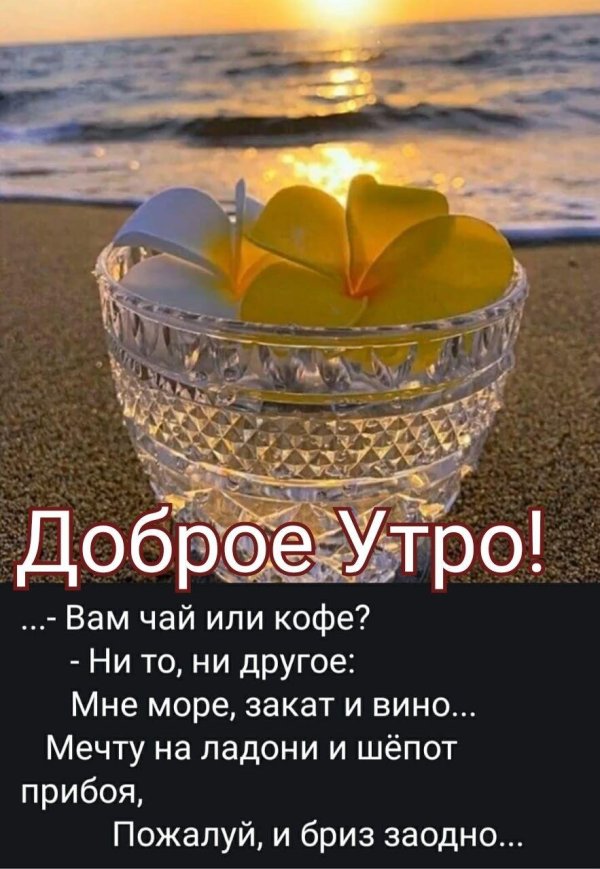 доброе утро с морем