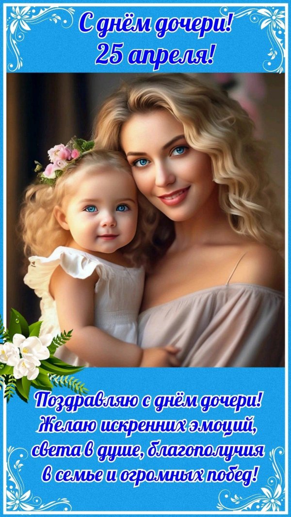 поздравить дочь