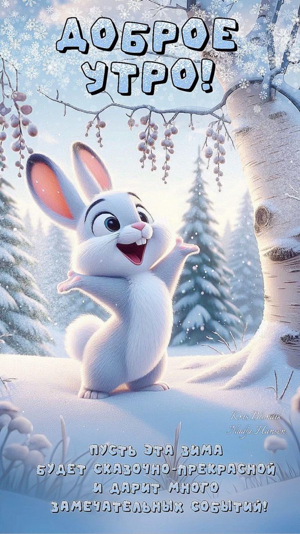 доброго утра зимнего