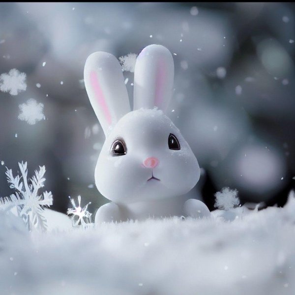 заяц красивый