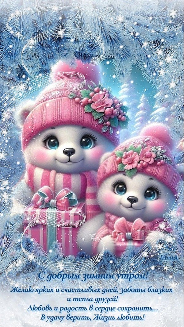 милая открытка