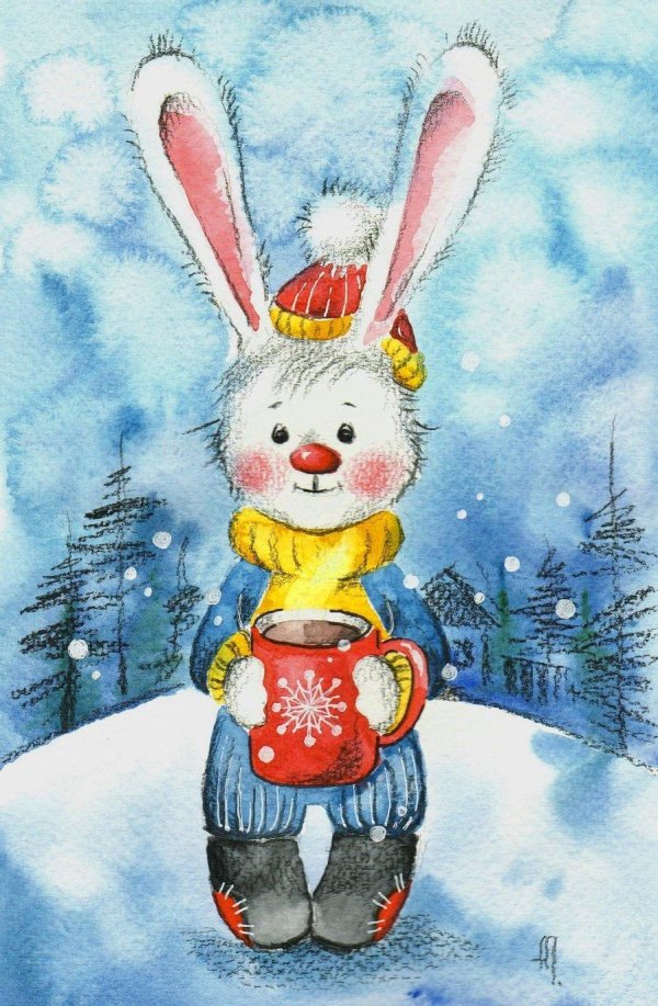 новогодние зайчики