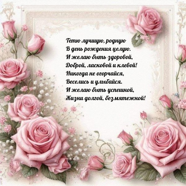 поздравление с день рождения женщине