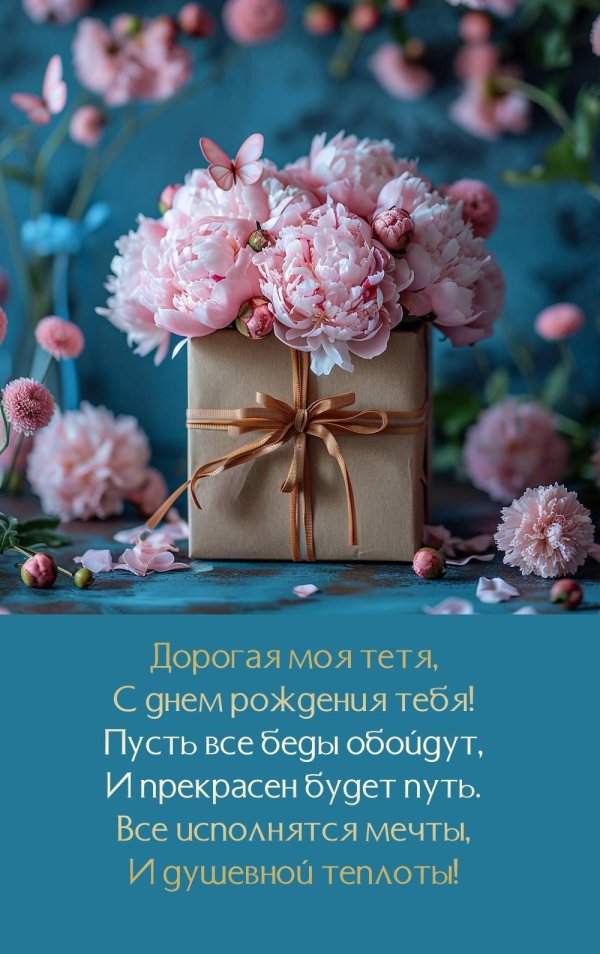 красивое поздравление с днём рождения тете