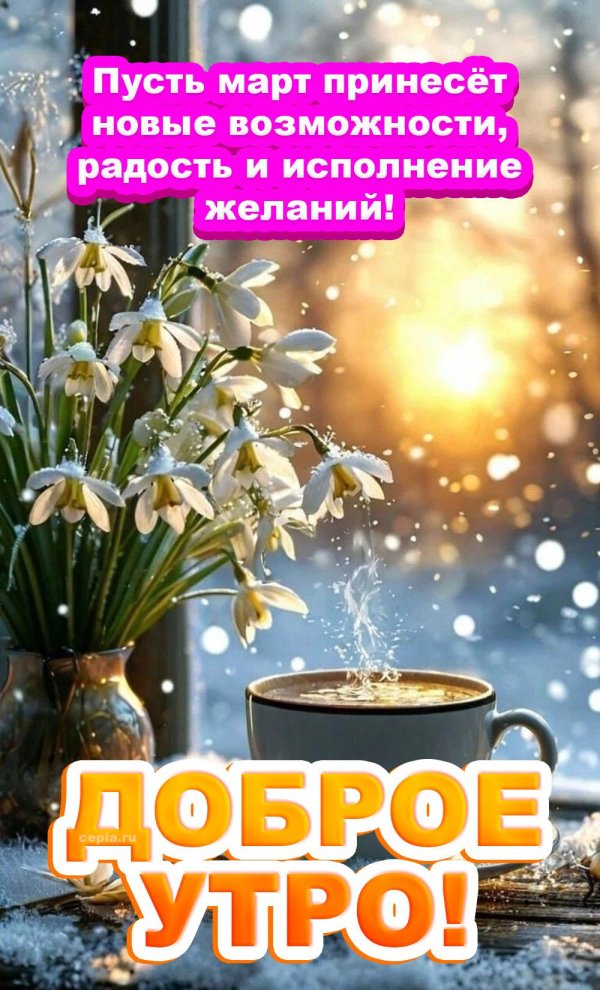 доброго утра весна