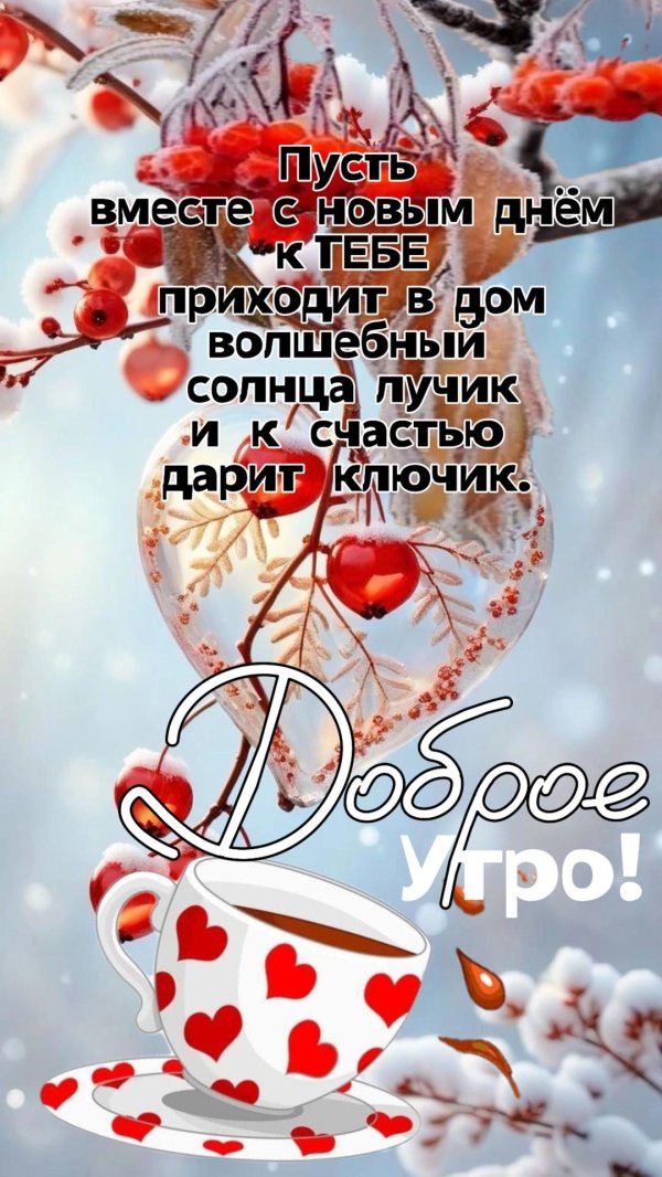 доброго утра зимнего