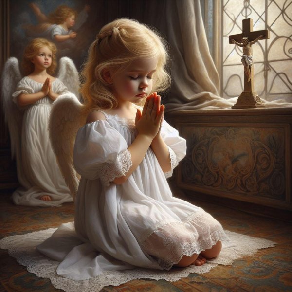 открытка ангелочек