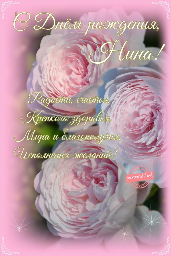 с днем нины