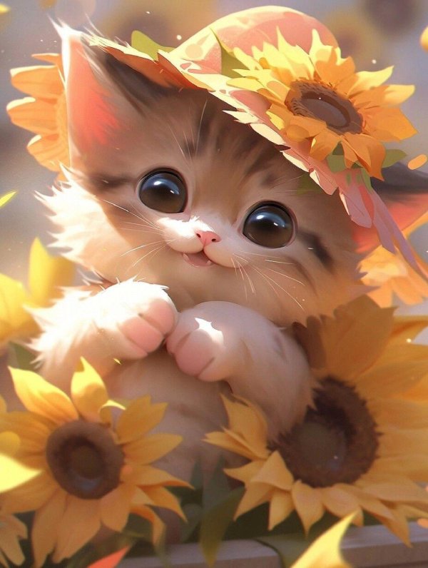 милые котенок