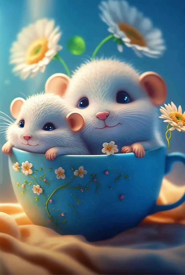 милые мышата