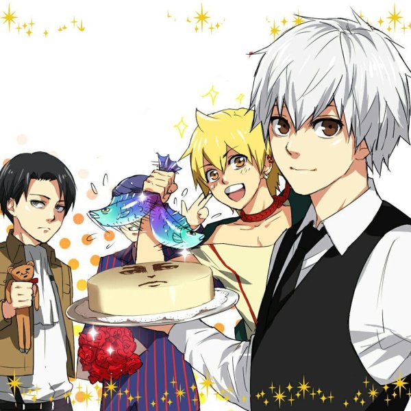день рождения в стиле аниме