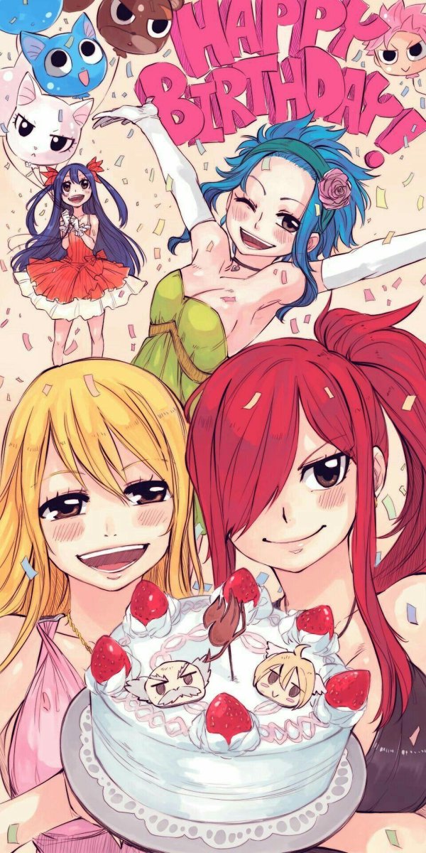 фейри тейл рождение хэппи