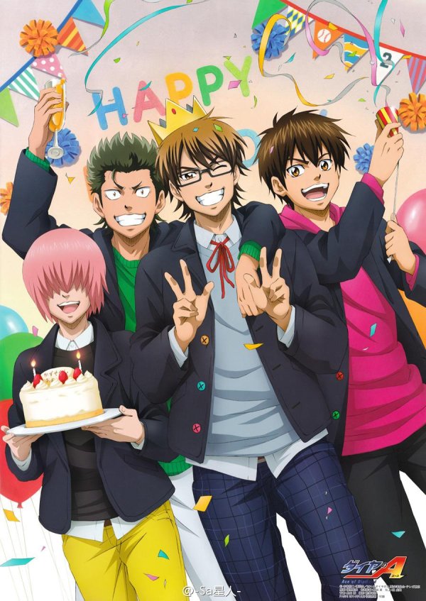 день рождения в стиле аниме