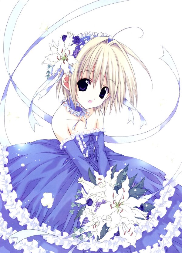 красивая аниме девушка