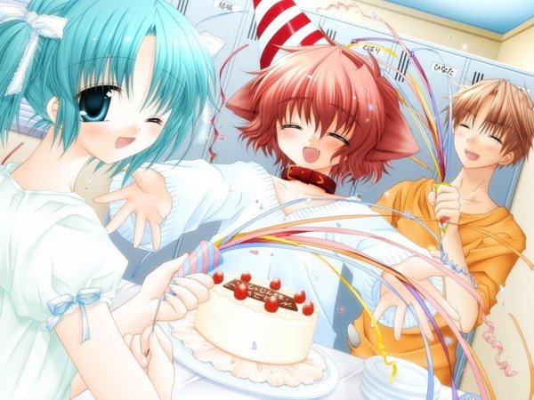 день рождения в стиле аниме