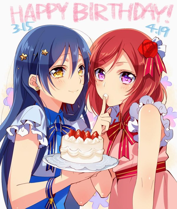 день рождения в стиле аниме