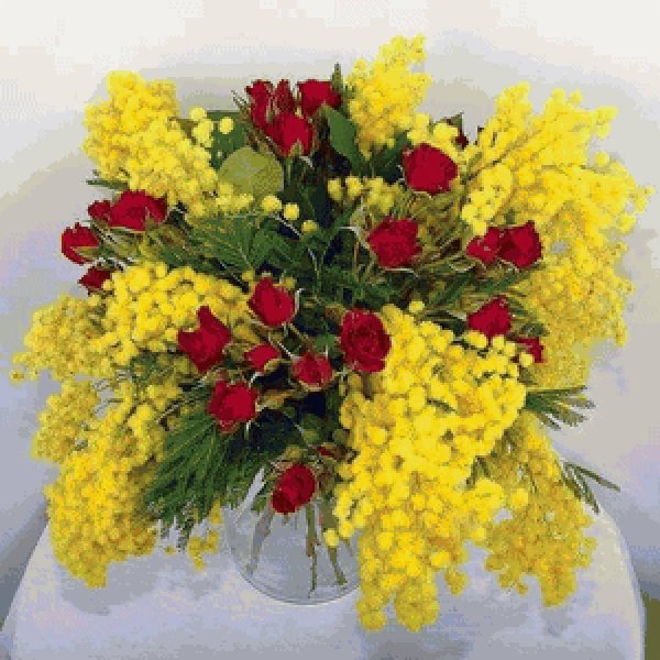 букет мимоз