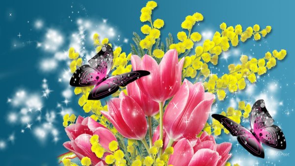 весенние цветы